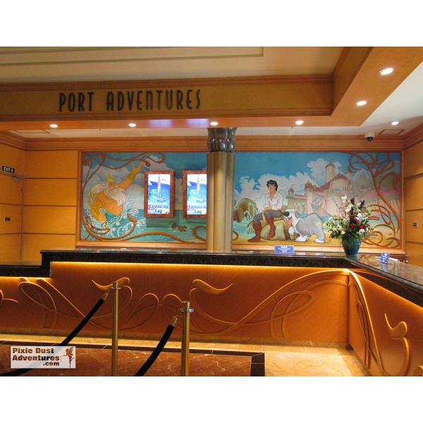 Disney Wonder Port Adventures Desk